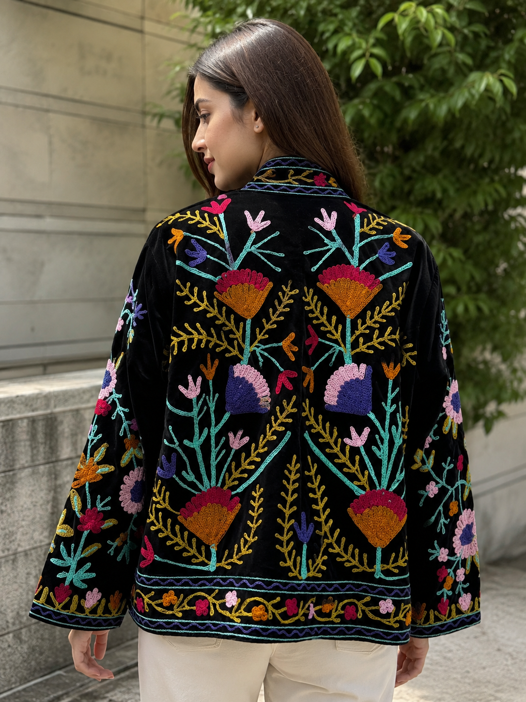 The Moonlit Garden Suzani Jacket