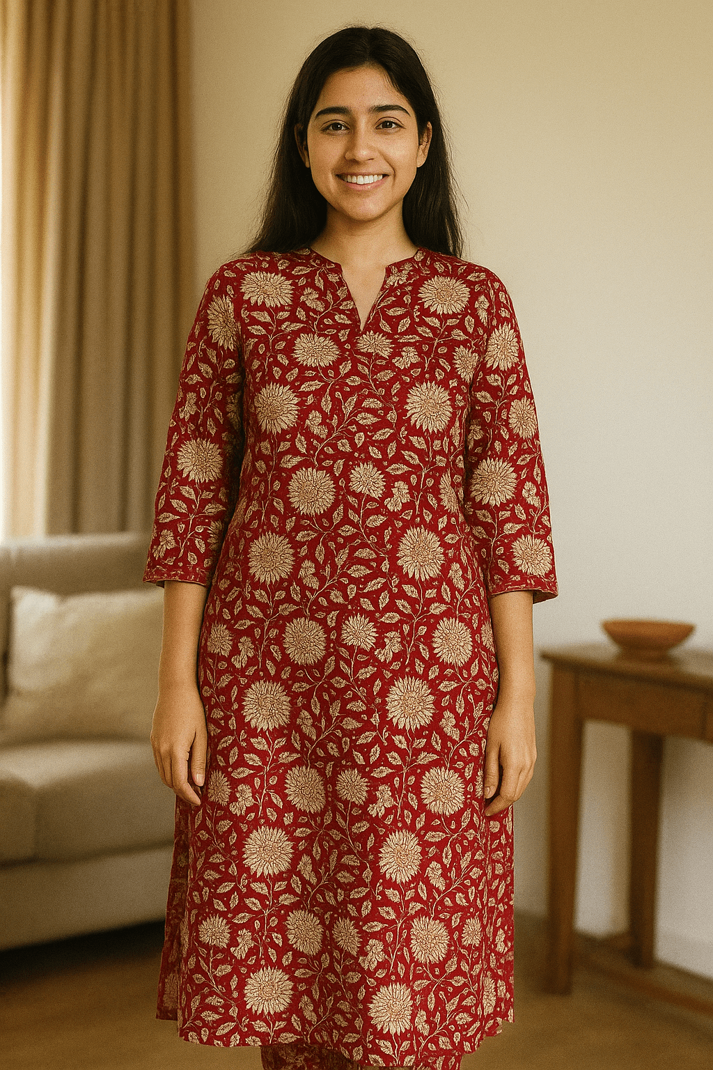 Pure cotton unstitched kurtis (pack of 4) (2.5 meters in one design)