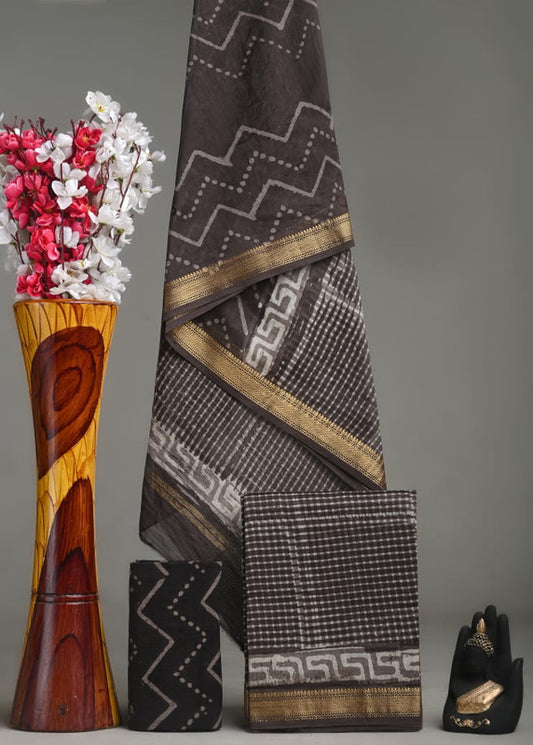 MAHESHWARI SILK SUIT SET