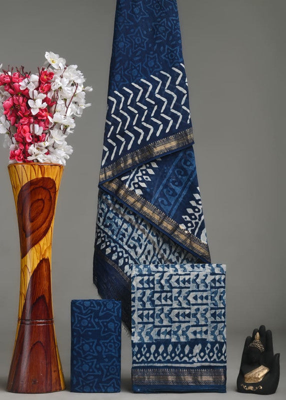 MAHESHWARI SILK SUIT SET