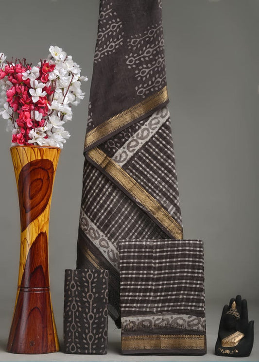 MAHESHWARI SILK SUIT SET