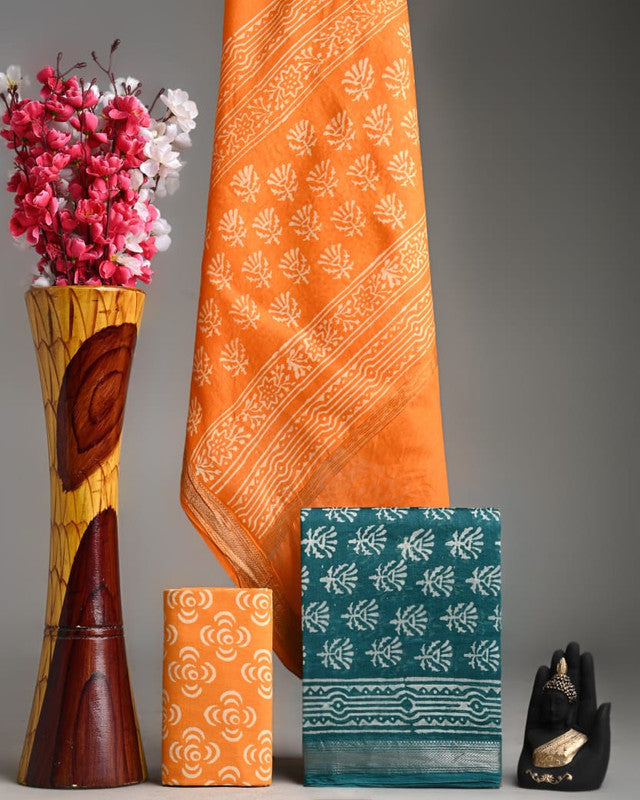 MAHESHWARI SILK SUIT SET