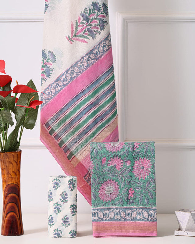 MAHESHWARI SILK SUIT SET