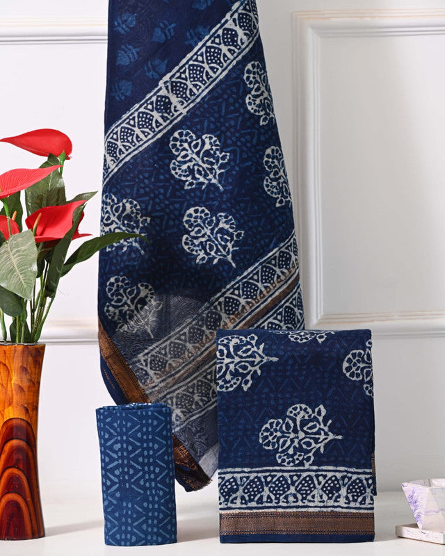 MAHESHWARI SILK SUIT SET