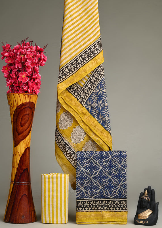 MAHESHWARI SILK SUIT SET