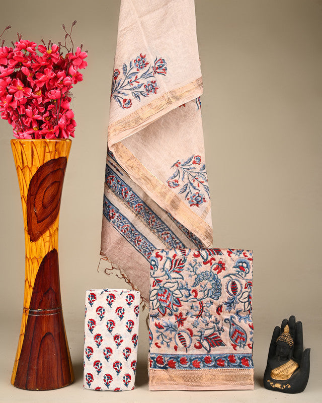 MAHESHWARI SILK SUIT SET