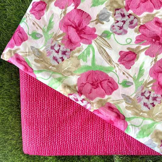 Pure cotton top and bottom set (2.5 mtr top, 2.5 mtr bottom)