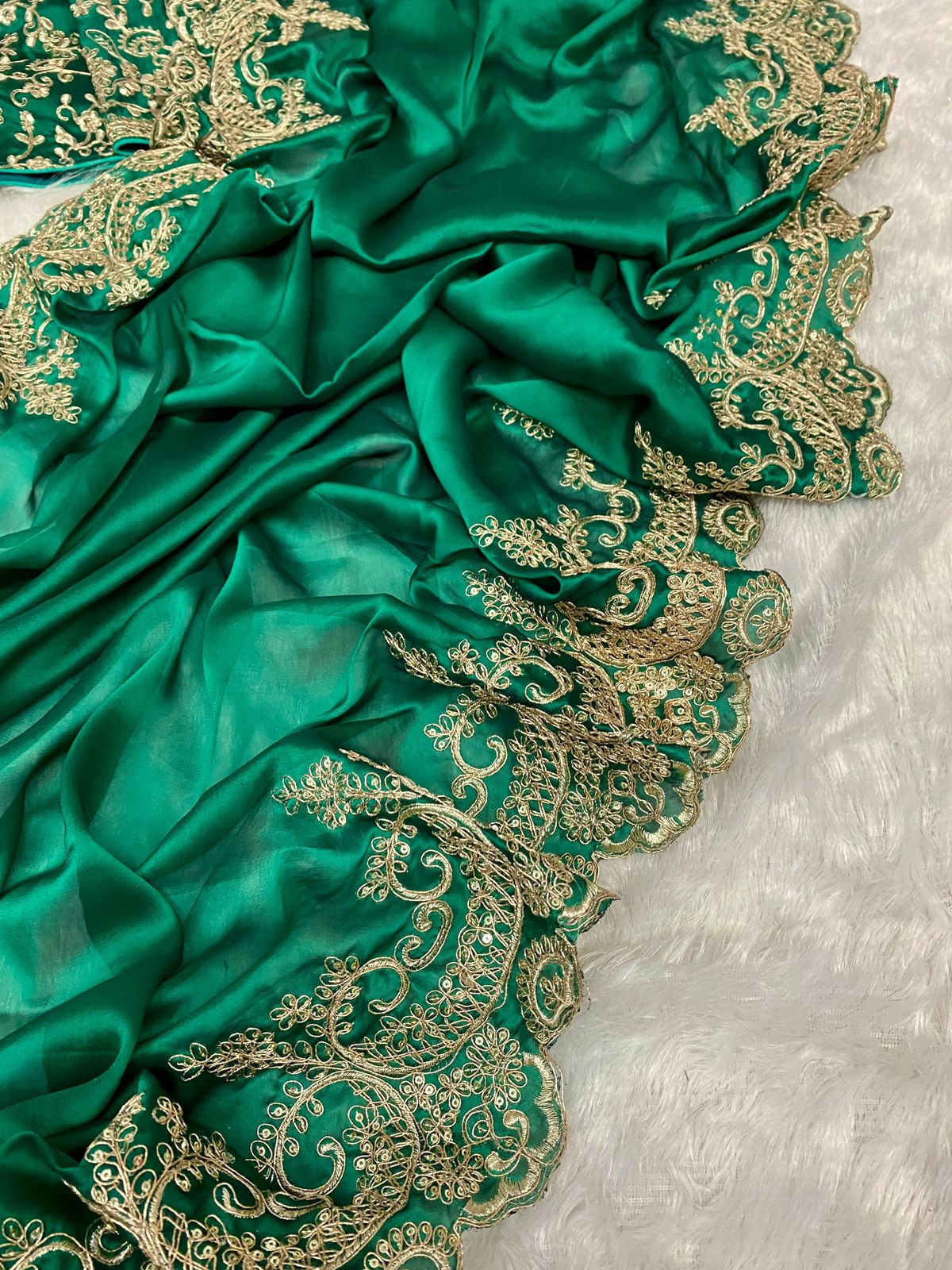 Luxurious Rangoli Silk Saree