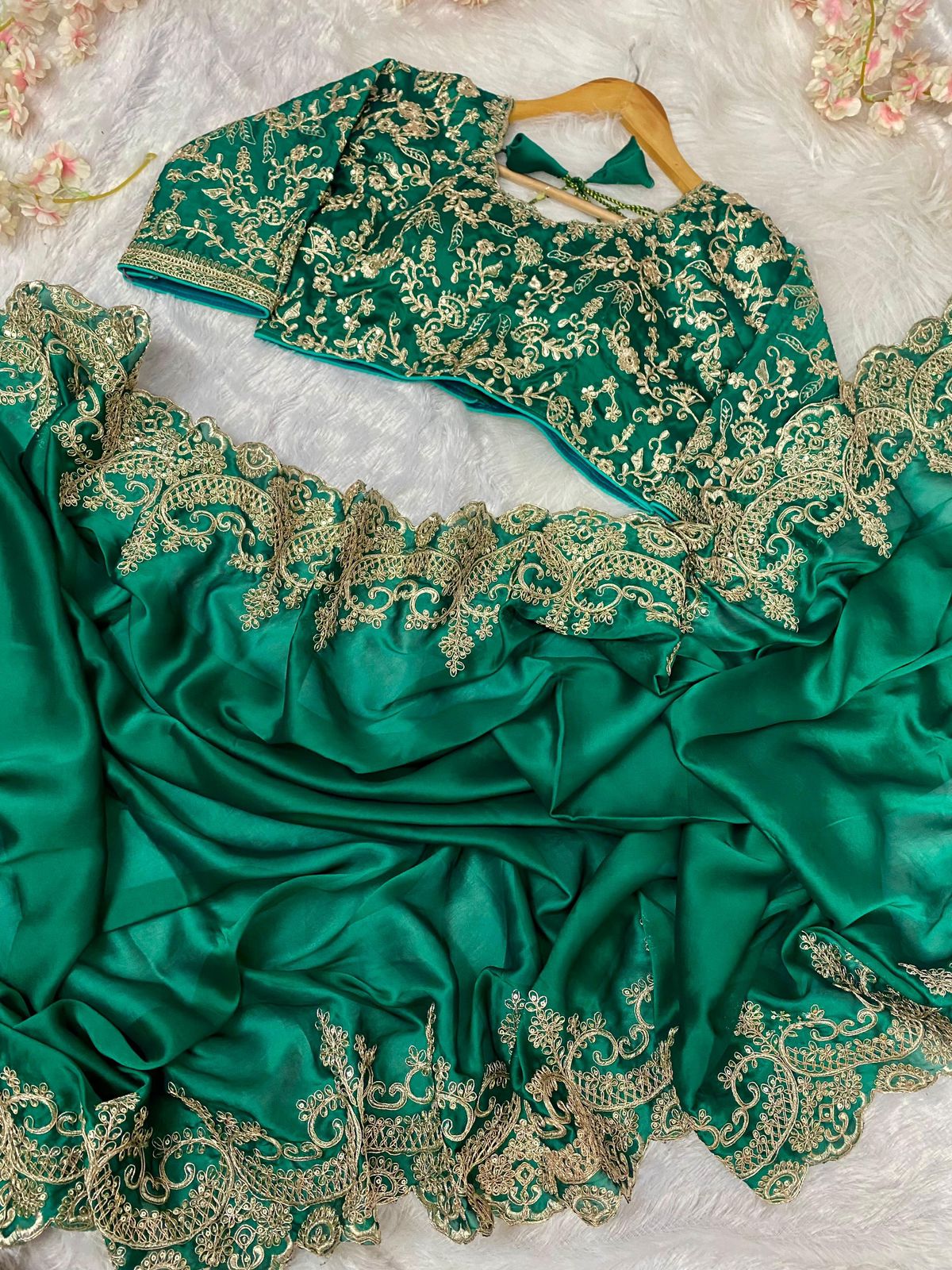 Luxurious Rangoli Silk Saree