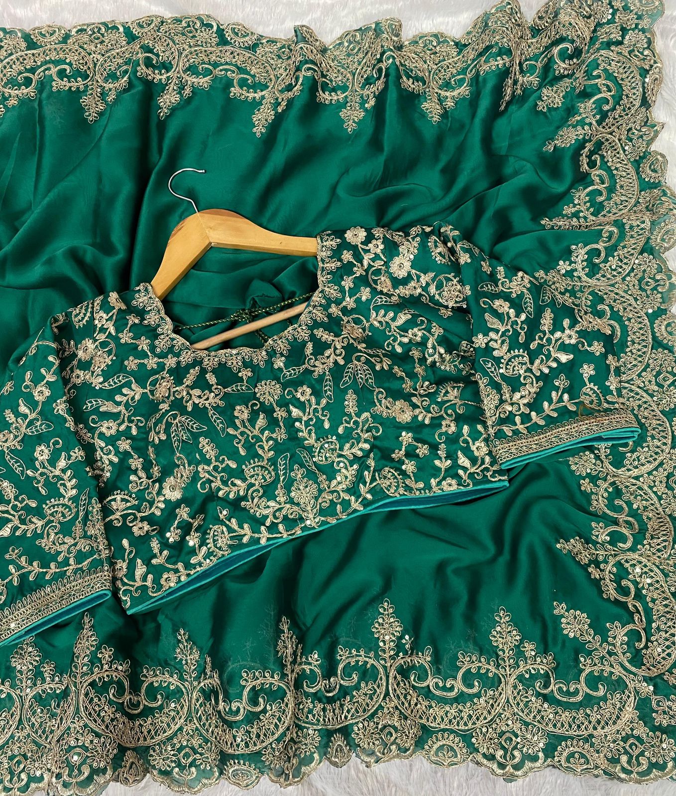Luxurious Rangoli Silk Saree