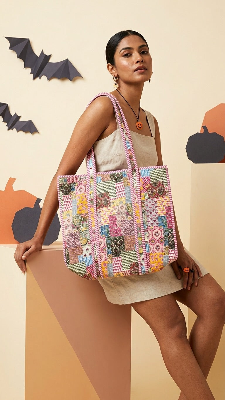 The Signature Patch Tote (With Zipper)