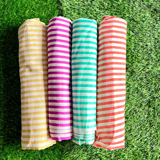 Pure cotton unstitched kurtis (pack of 4) (2.5 meters in one design)