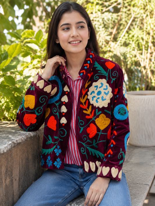 The Rumi Heart Suzani Jacket