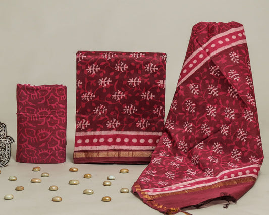 Exclusive Chanderi Silk Suit With Chanderi Silk Dupatta