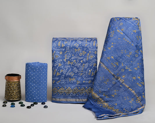 Exclusive Chanderi Silk Suit With Chanderi Silk Dupatta