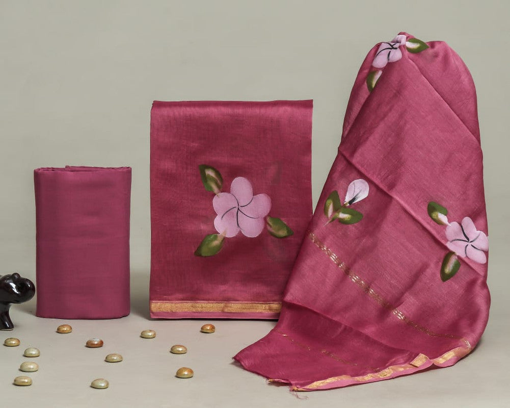 Exclusive Chanderi Silk Suit With Chanderi Silk Dupatta