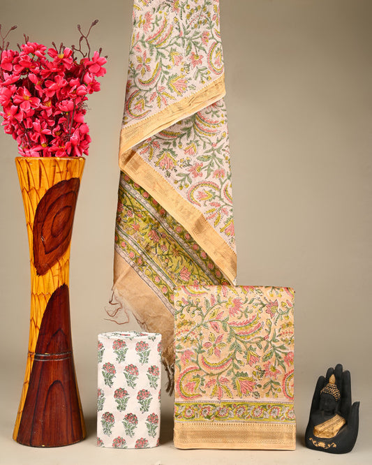 MAHESHWARI SILK SUIT SET