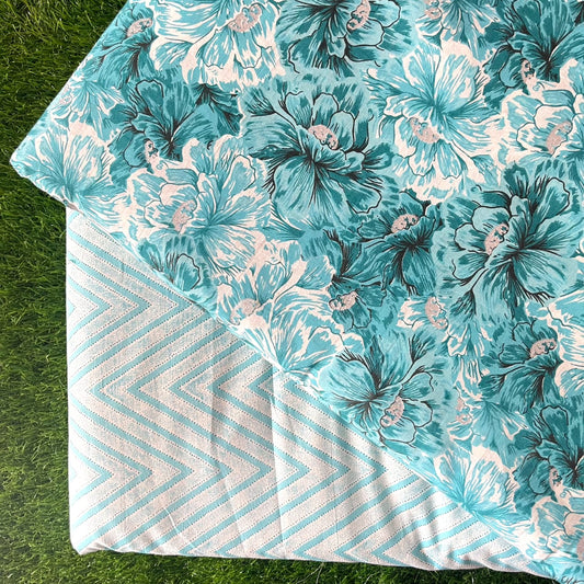 Pure cotton top and bottom set (2.5 mtr top, 2.5 mtr bottom)
