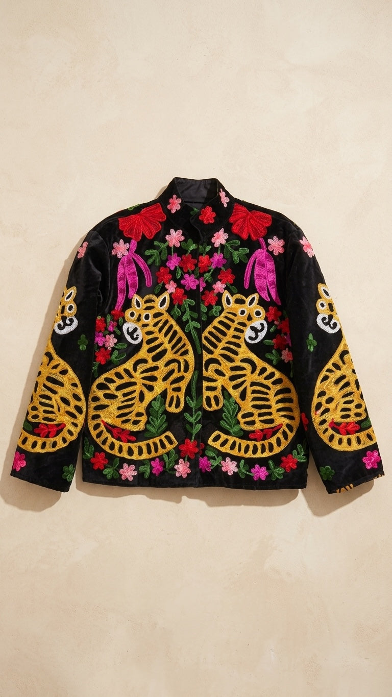 The Imperial Tiger Suzani Jacket
