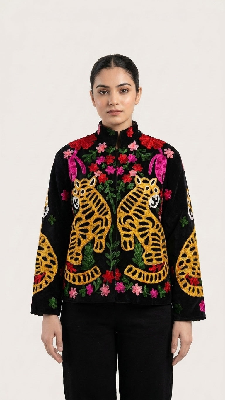 The Imperial Tiger Suzani Jacket