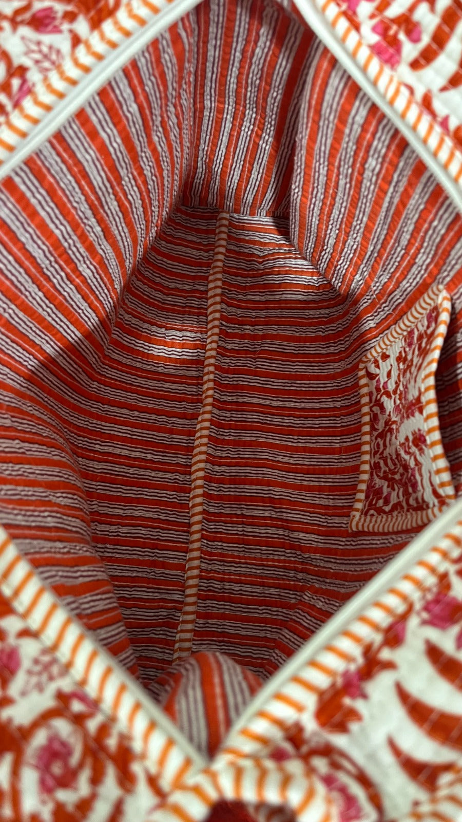 The Garnet Bloom Tote and Pouches (With Zipper)