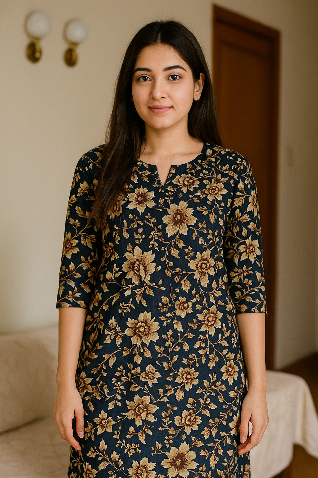 Pure cotton unstitched kurtis (pack of 4) (2.5 meters in one design)