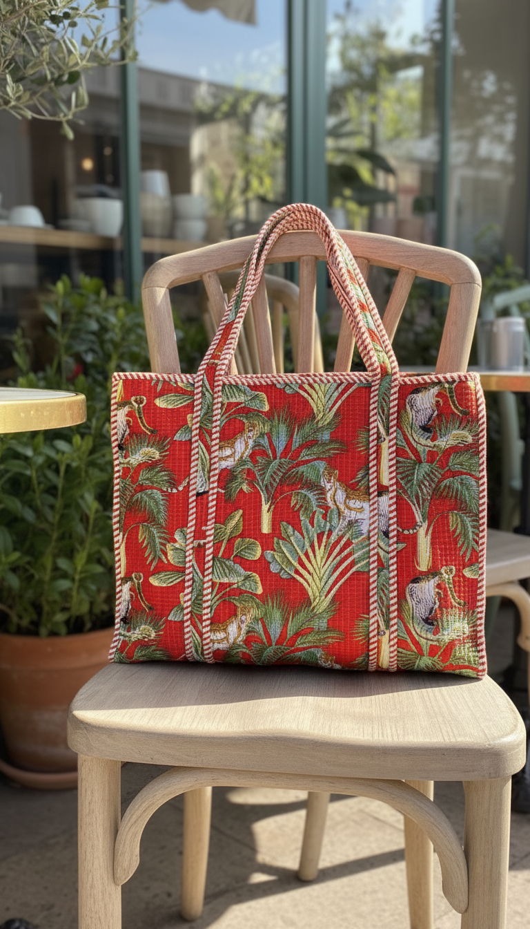 The Safari Grand Tote (With Zipper)
