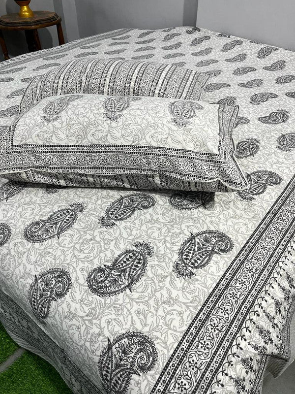 Pure Cotton Handblock Printed Bedsheet