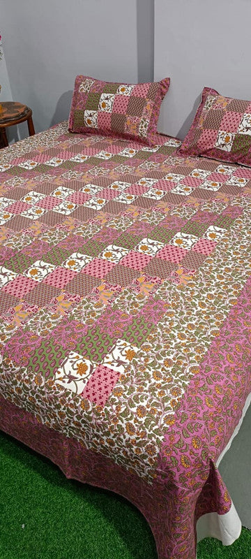 Pure Cotton Handblock Printed Bedsheet