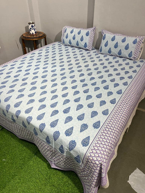 Pure Cotton Handblock Printed Bedsheet