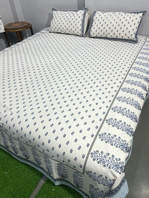 Pure Cotton Handblock Printed Bedsheet