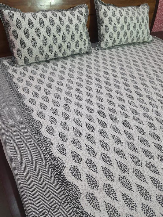 Pure Cotton Handblock Printed Bedsheet