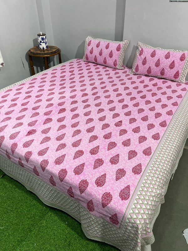 Pure Cotton Handblock Printed Bedsheet